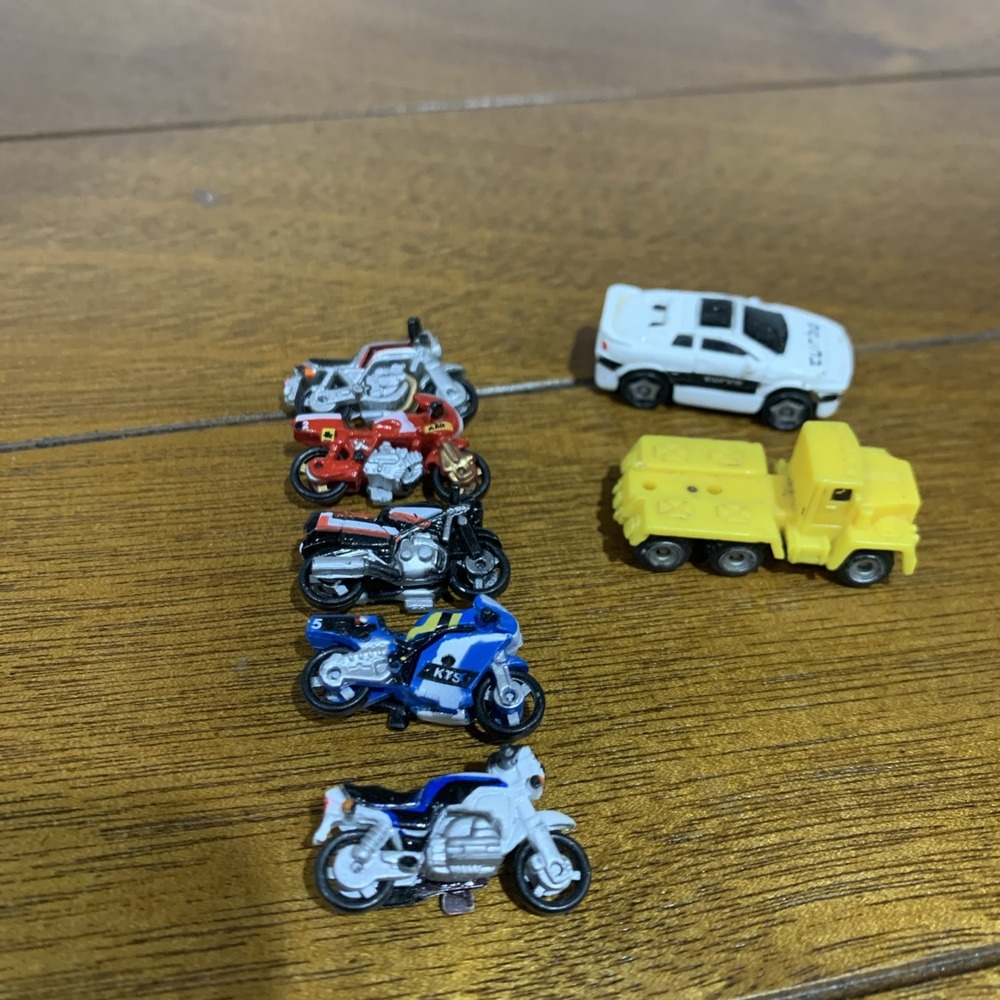 Vintage 1980's Micro Machines Car LOT- Assorted Motorcycles